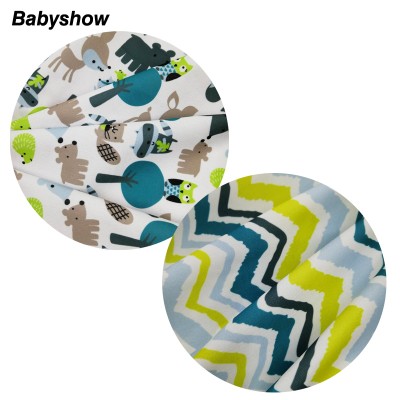 100% polyester baby cloth diaper PUL fabric with TPU Membrane,waterproof baby show cloth diaper fabric print/solid available