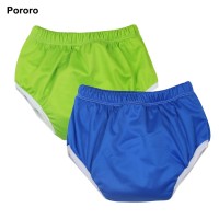 Pororo baby cloth diapers waterproof pul fabric training pants bamboo fiber inner diaper pants