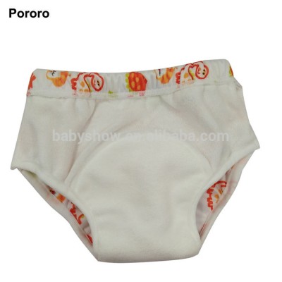 Pororo breathable waterproof organic bamboo baby training pant in bales