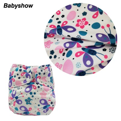 100% polyester baby cloth diaper PUL fabric with TPU Membrane,waterproof baby show cloth diaper fabric print/solid available